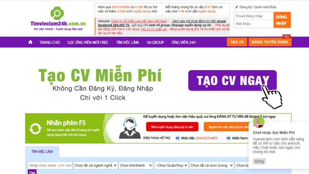 Top 10 website tìm việc làm tốt nhất tại Việt Nam