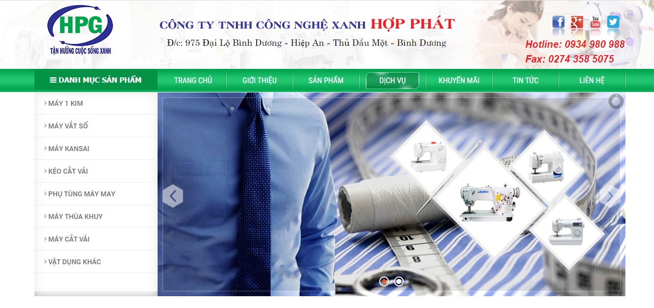 Công ty cung cấp máy móc ngành may Hợp Phát