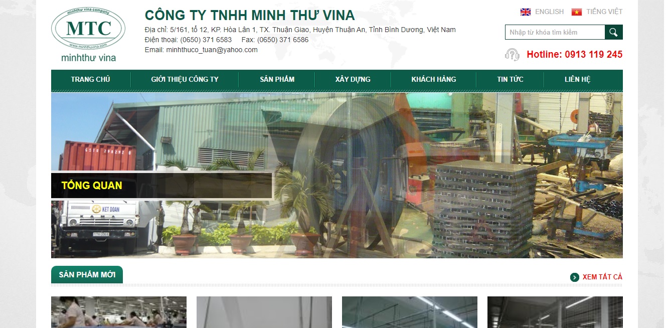 Công ty cung cấp máy móc ngành may Minh Thư Vina