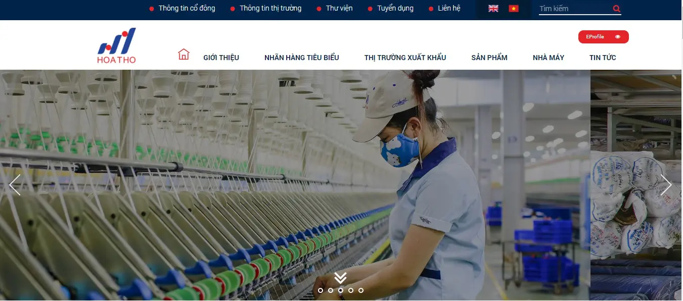 Top 10 công ty may mặc uy tín tại Đà Nẵng 16 Công ty may mặc - Tổng Công Ty Cổ Phần Dệt May Hòa Thọ