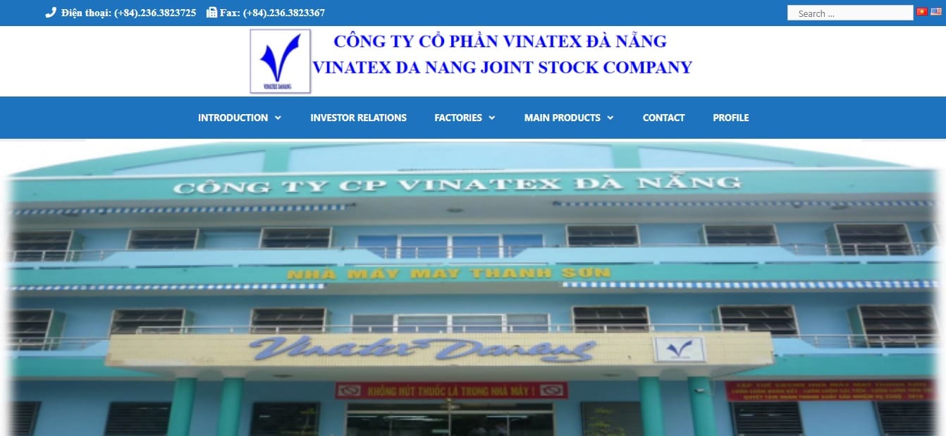 Công ty may mặc - cong ty CP Vinatex Đà Nẵng