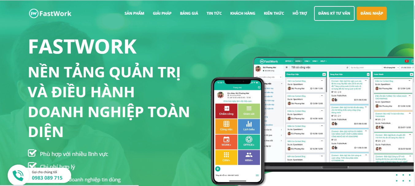 Công ty phần mềm CRM - FastWork Việt Nam