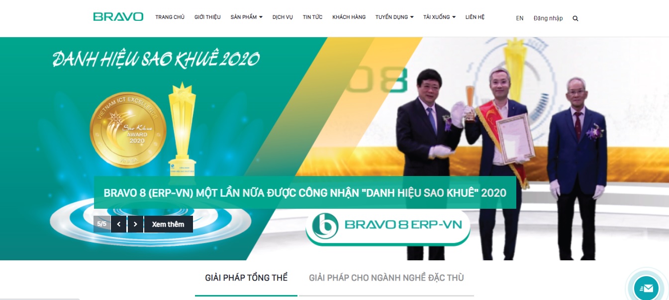 Công ty phần mềm ERP - BRAVO Đà Nẵng