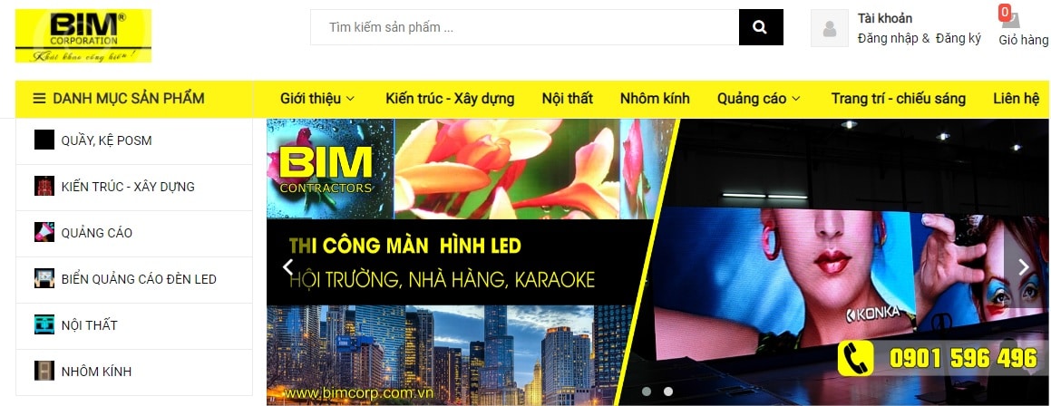 Top 10 công ty thi công bảng hiệu quảng cáo uy tín tại Hải Phòng 16 Công ty thi công bảng hiệu quảng cáo Bim