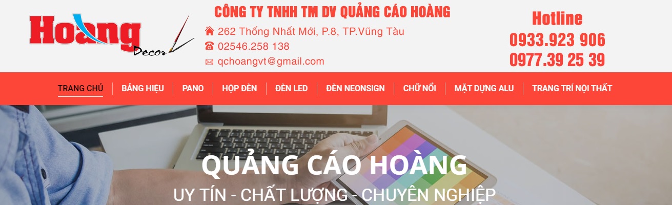 Top 8 công ty thi công bảng hiệu quảng cáo uy tín tại Vũng Tàu 12 Công ty thi công bảng hiệu quảng cáo Hoàng