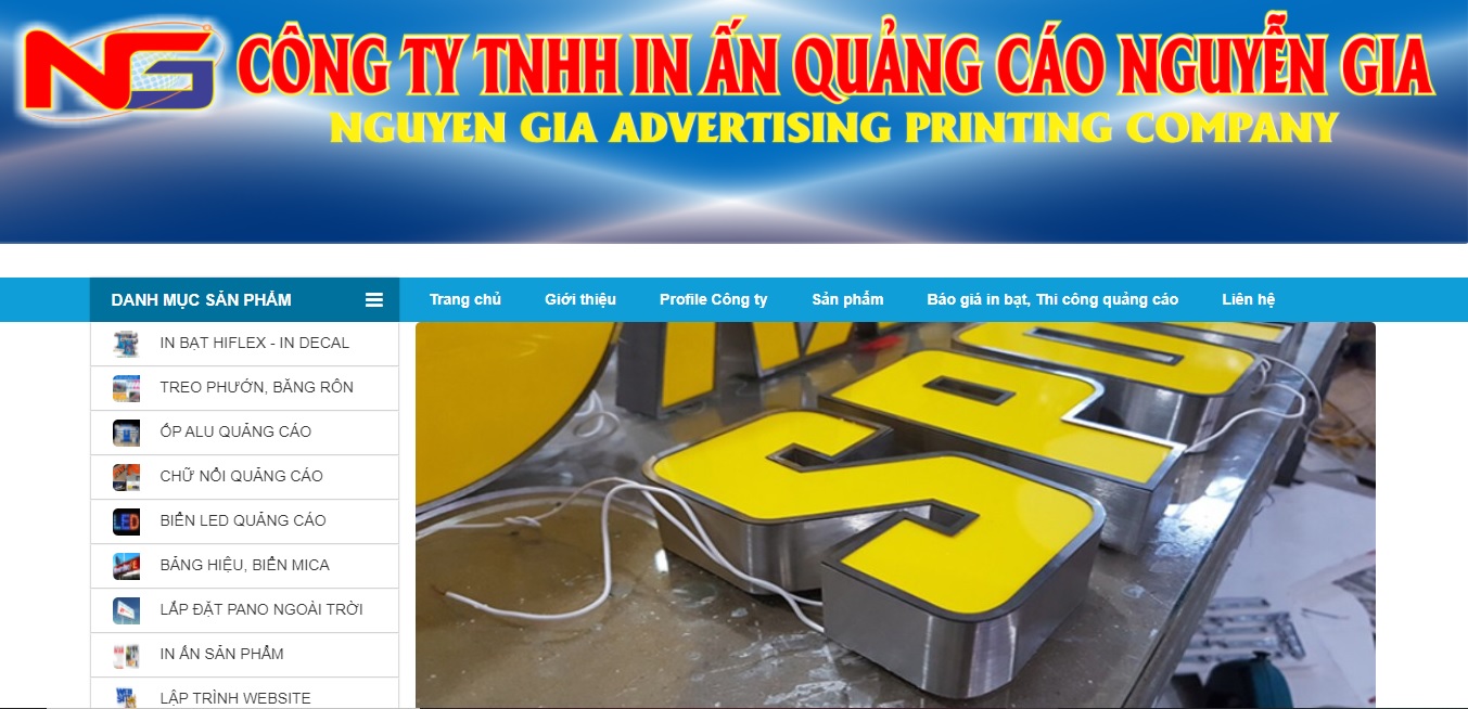 Công ty TNHH In Ấn Quảng cáo Nguyễn Gia