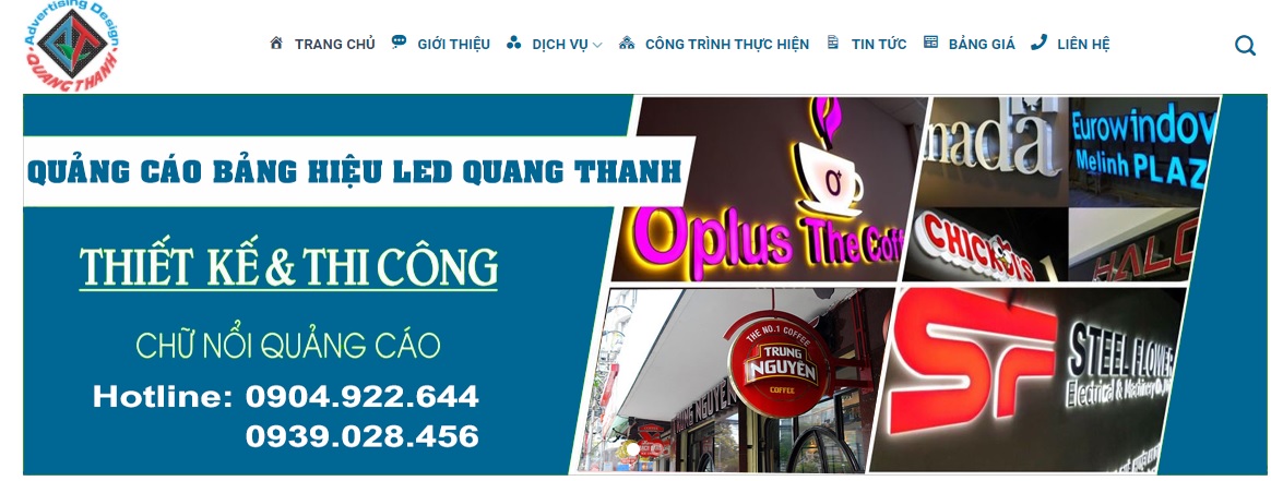 Công ty thi công bảng hiệu quảng cáo Quang Thanh