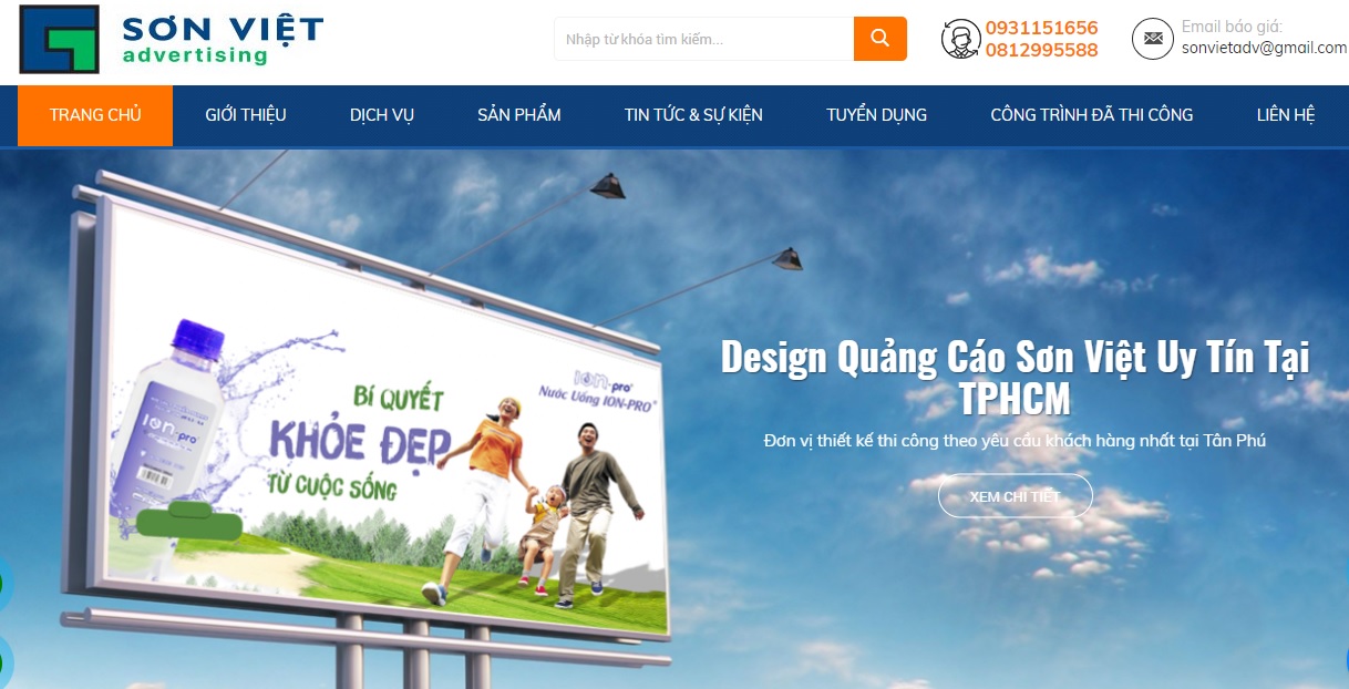 Công ty thi công bảng hiệu quảng cáo Sơn Việt 