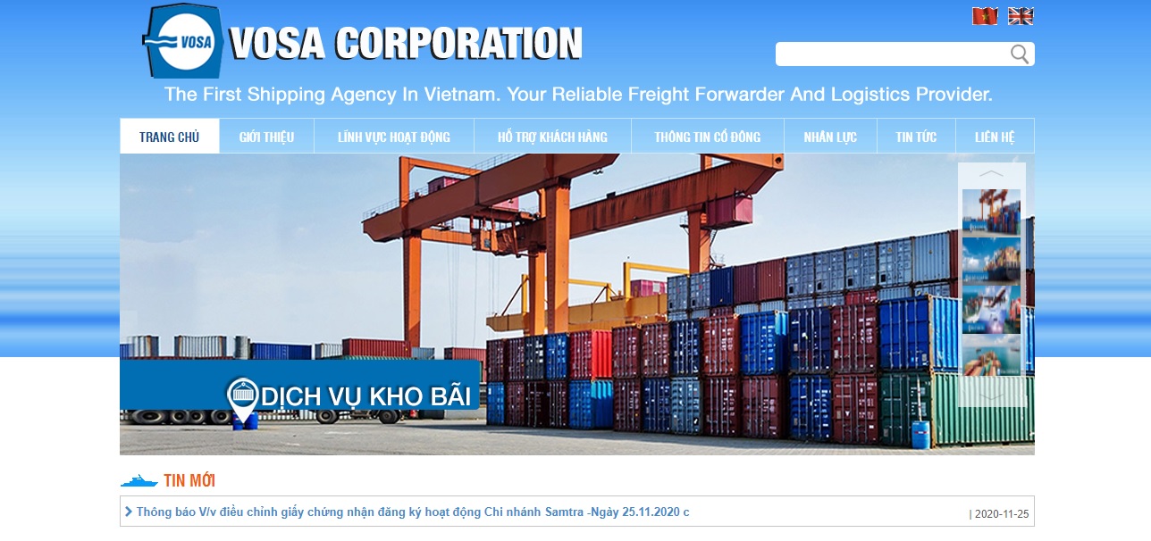 Công ty vận tải và logistics - VOSA DANANG