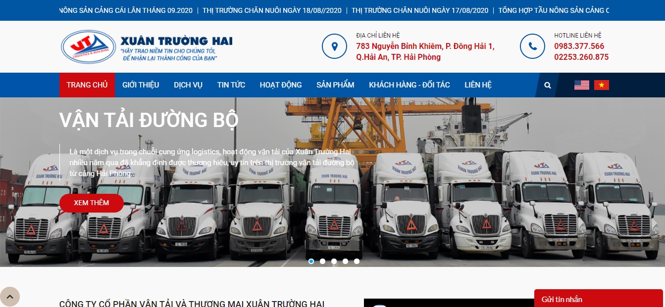 Công ty vận tải và logistics - Xuân Trường Hai