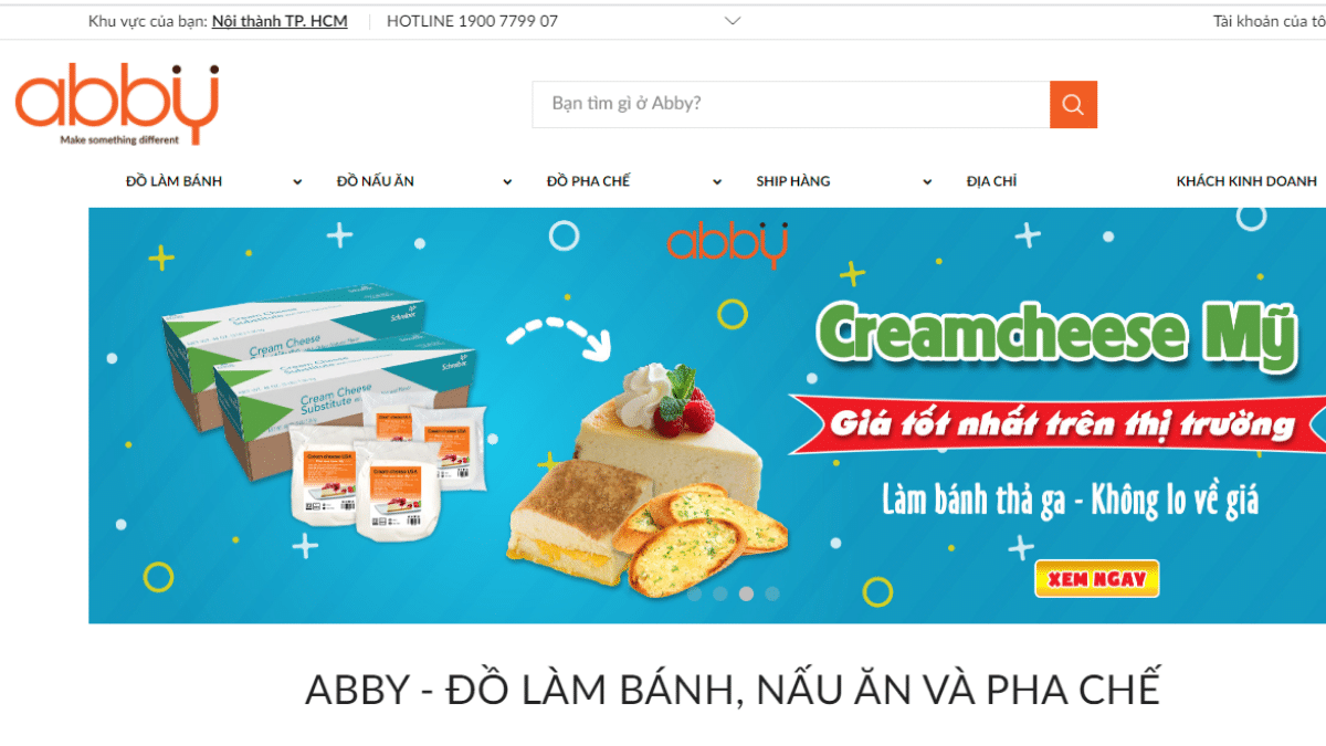 Top 10 công ty cung cấp nguyên liệu làm bánh uy tín tại TPHCM 12 Cửa hàng cung cấp nguyên liệu làm bánh Abby Hồ Chí Minh
