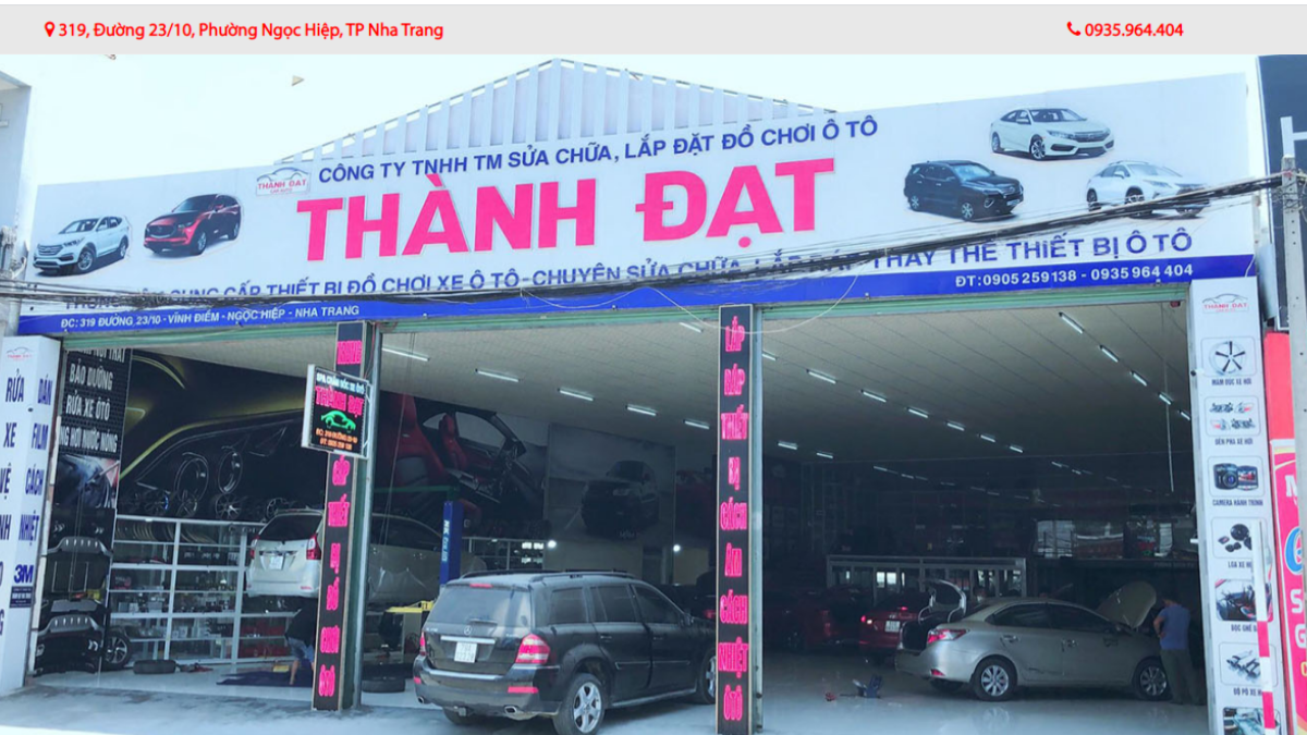 Công ty phụ kiện ô tô Thành Đạt