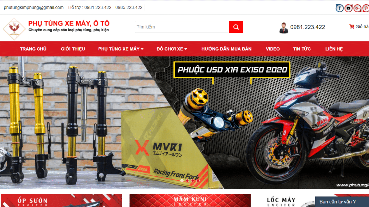 Công ty phụ tùng - phụ kiện - đồ chơi xe máy Kim Phụng
