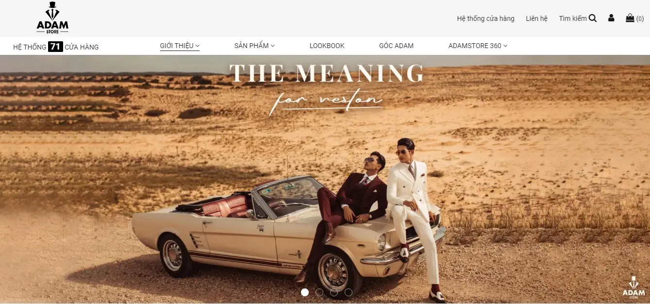 Top 10 shop quần áo nam uy tín tại Hà Nội 12 Shop quần áo nam Adam Store