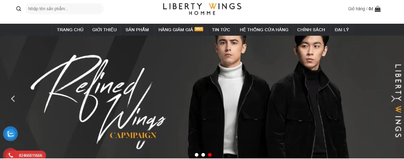 Top 10 shop quần áo nam uy tín tại Hà Nội 17 Shop quần áo nam Liberty Wings