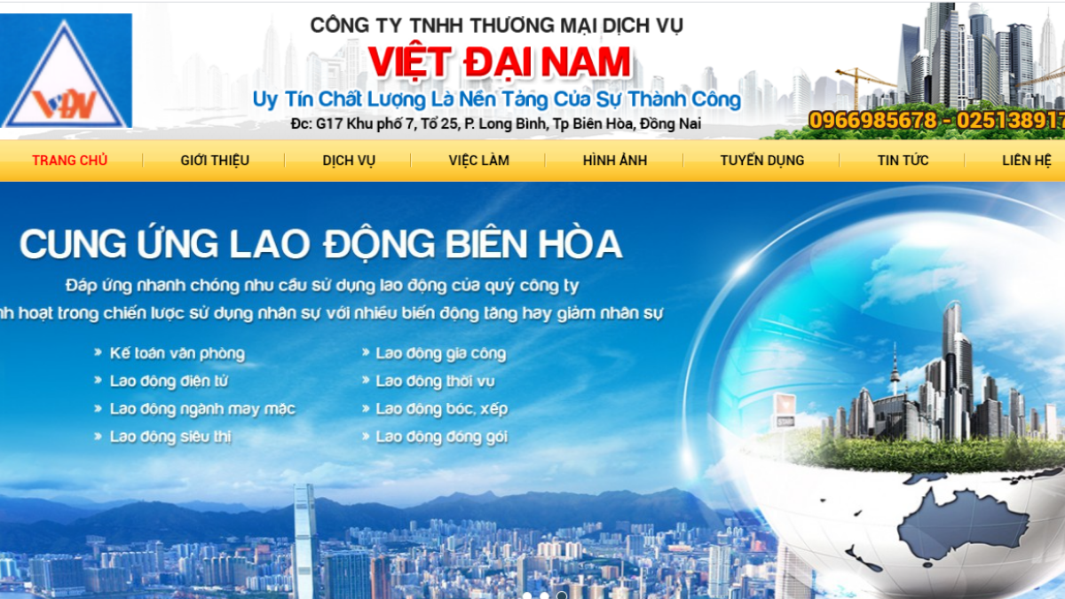 Công ty cung cấp lao động Việt Đại Nam