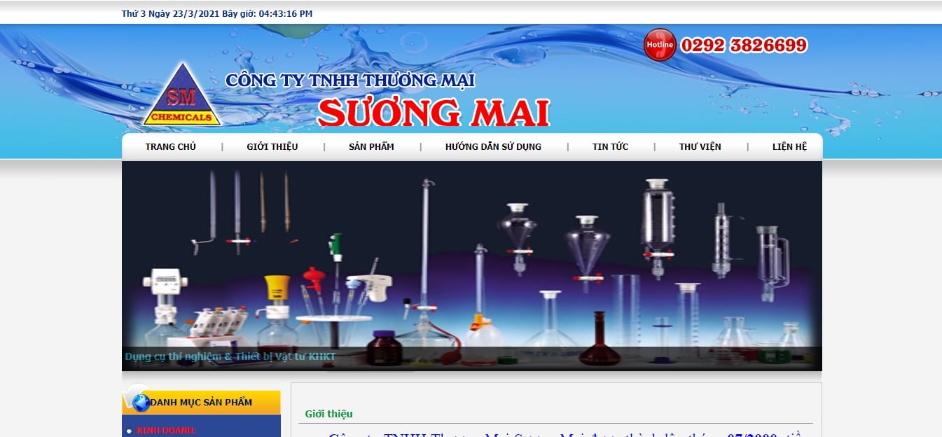 Top 6 công ty cung cấp hóa chất uy tín tại Cần Thơ 9 Công ty cung cấp hóa chất Sương Mai.
