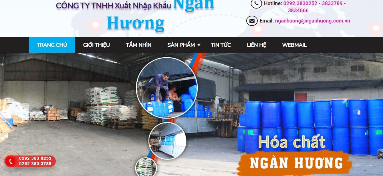 Công ty cung cấp hóa chất - XNK Ngàn Hương