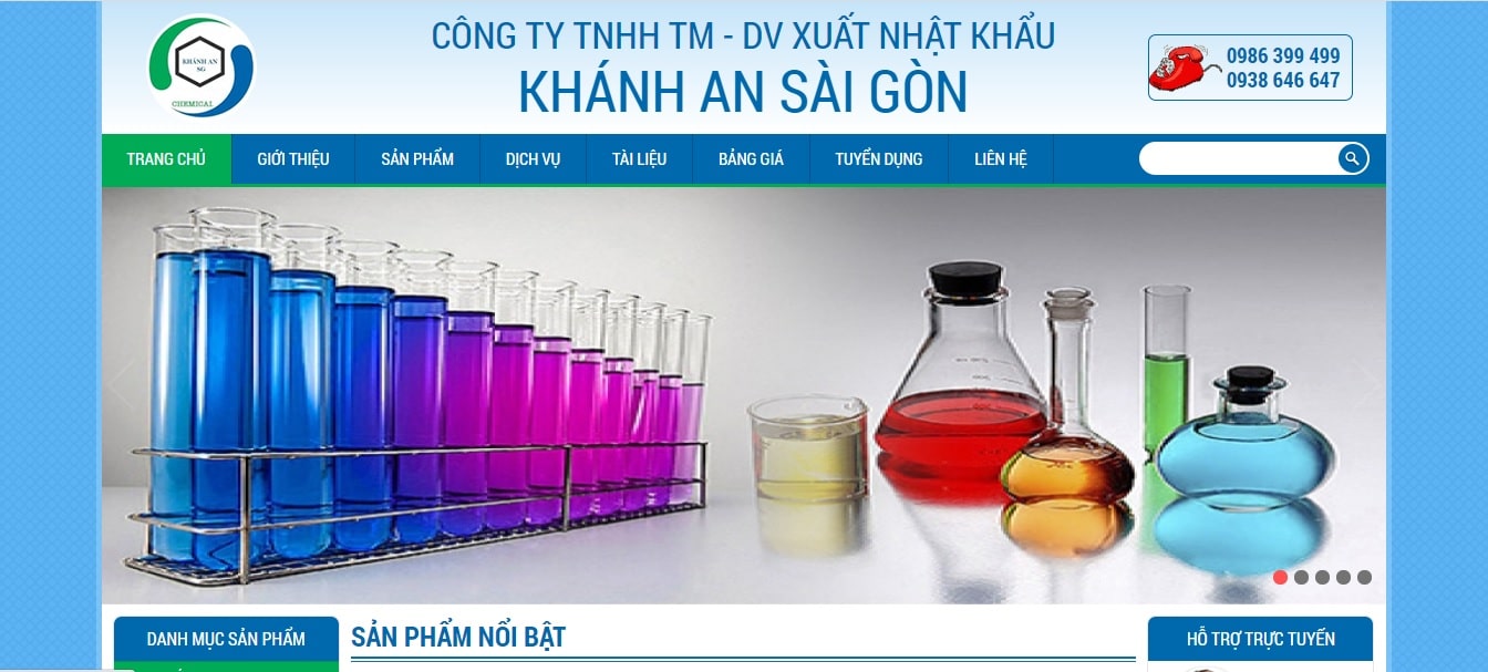 Top 10 Công ty cung cấp hóa chất uy tín tại TPHCM 13 Công Ty Hóa Chất Khánh An Sài Gòn