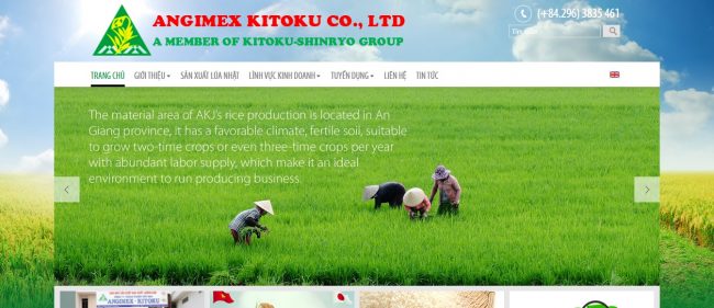 Công ty xuất khẩu gạo ANGIMEX-KITOKU.