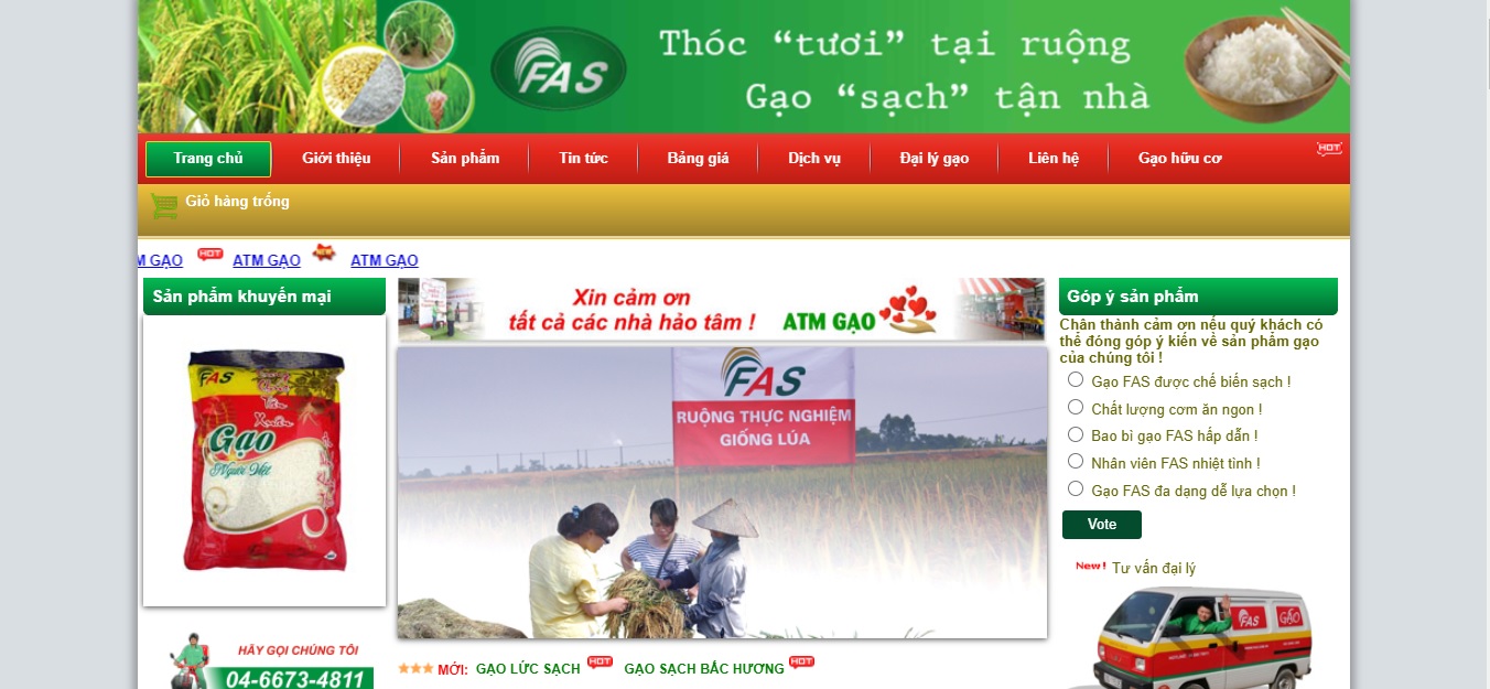 Công ty xuất khẩu gạo FAS Việt Nam