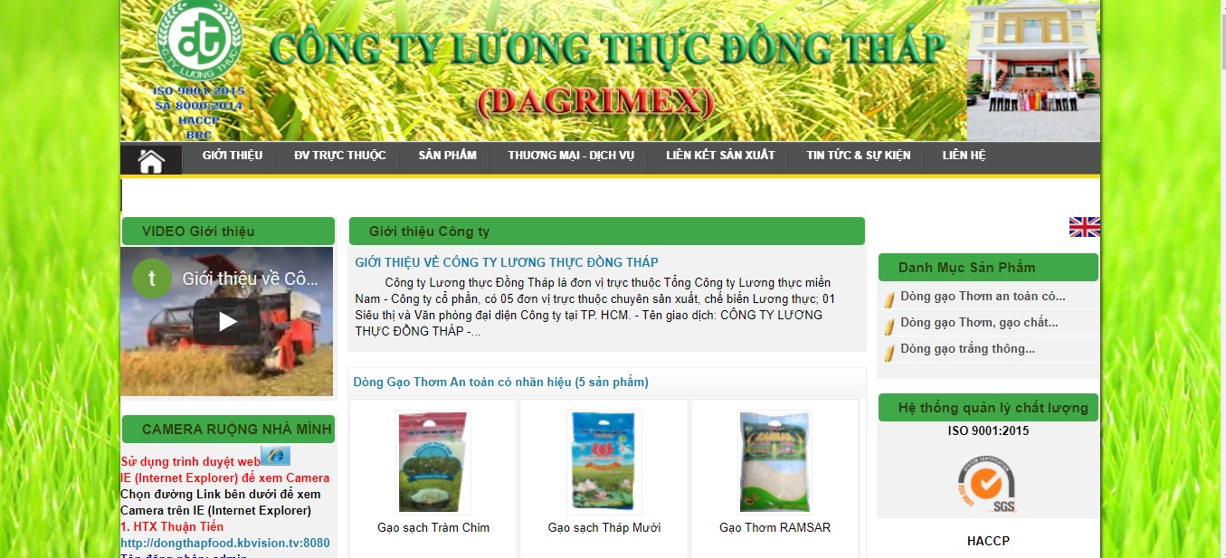 Công ty xuất khẩu gạo - Lương thực Đồng Tháp DAGRIMEX