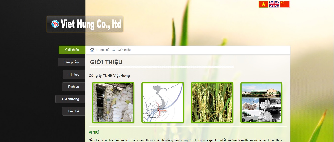 Công ty xuất khẩu gạo Việt Hưng