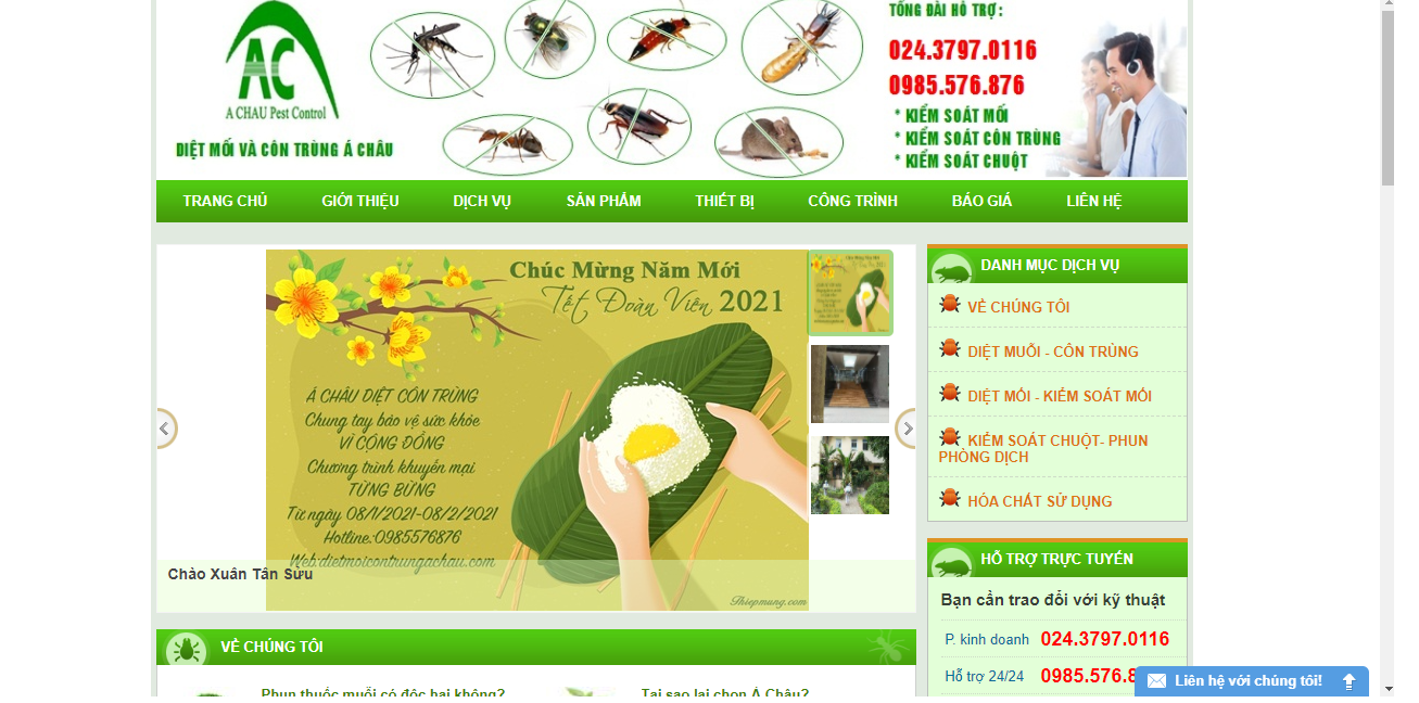 Công ty TNHH diệt mối và côn trùng Á Châu