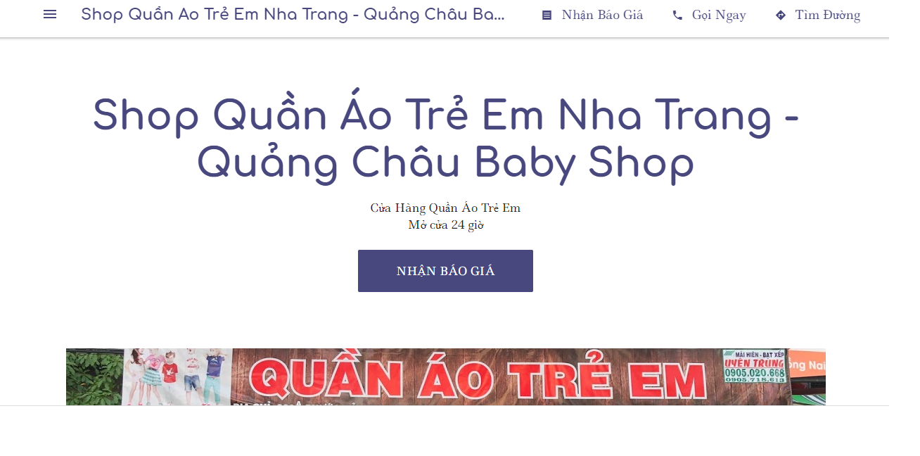 Quảng Châu Baby Shop Nha Trang