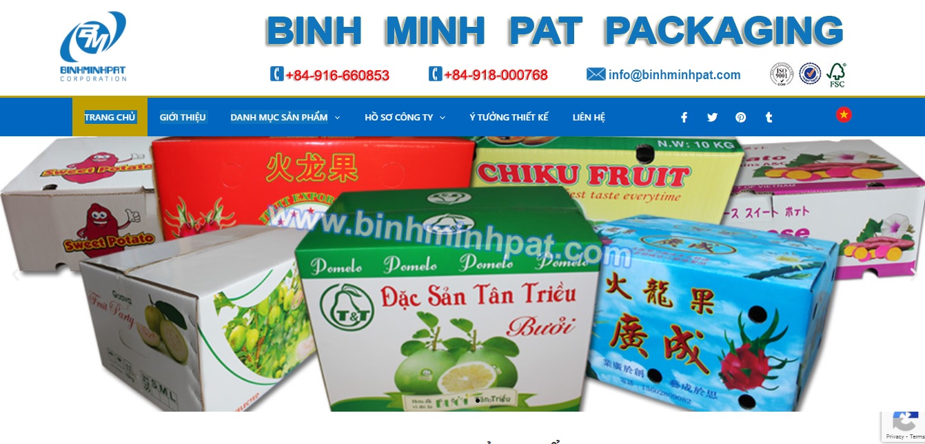 Công ty sản xuất giấy công nghiệp Bình Minh PAT