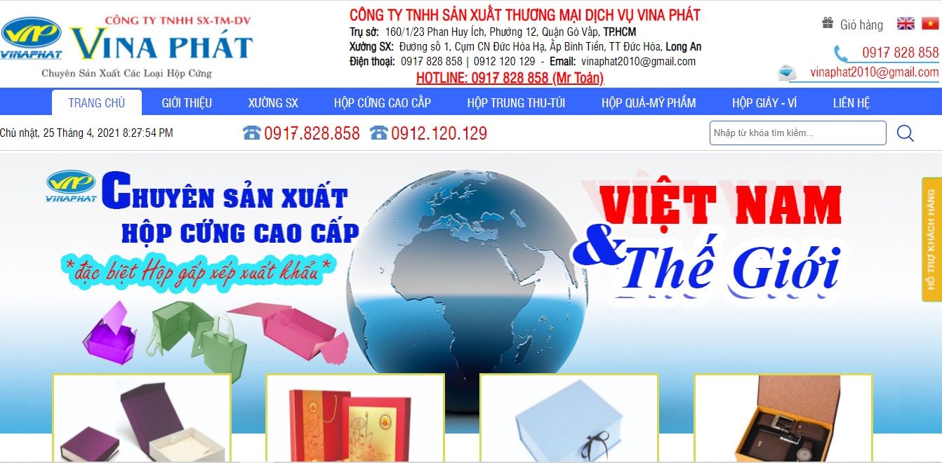 Công ty sản xuất giấy công nghiệp Vina Phát