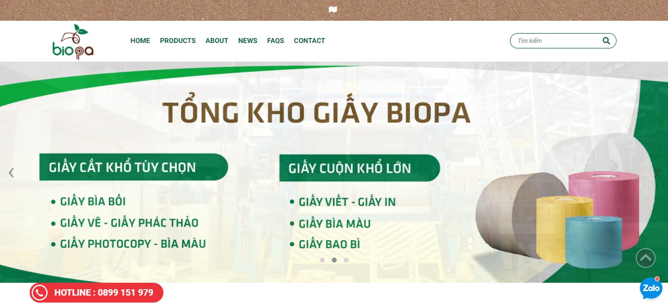Công ty sản xuất giấy văn phòng Biopa
