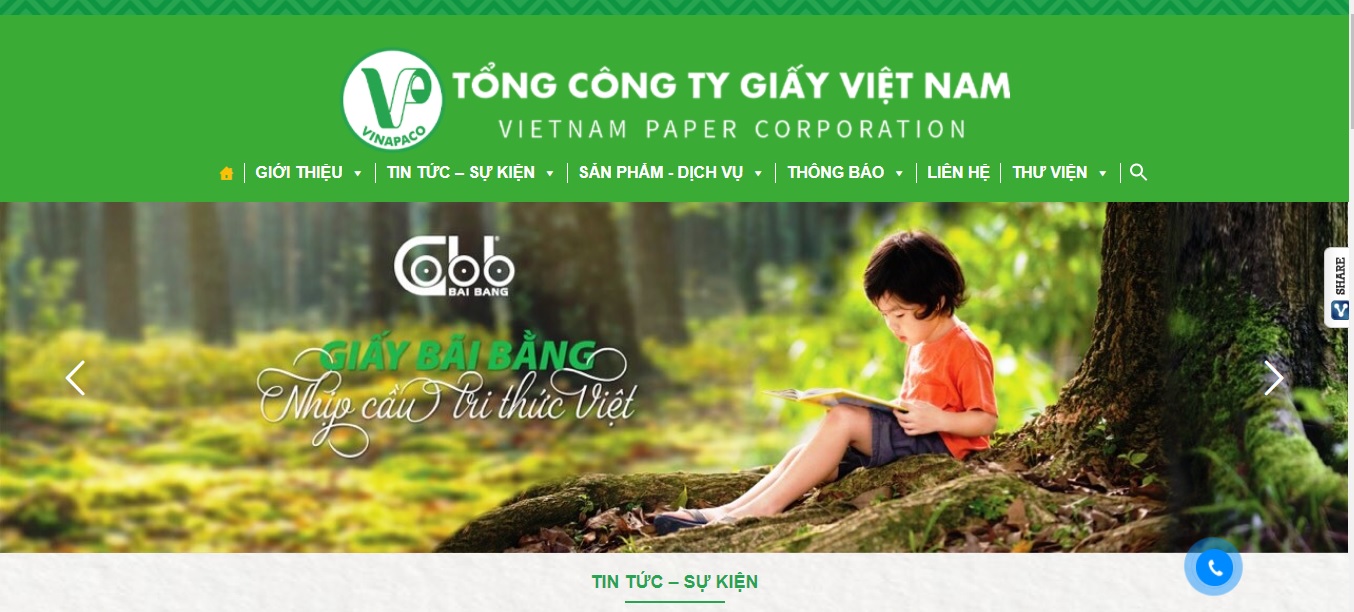 Công ty sản xuất giấy văn phòng - Tổng công ty Giấy Việt Nam (VINAPACO)