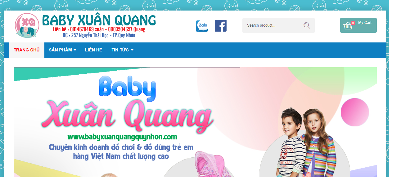 shop bán đồ trẻ em uy tín tại Bình Định