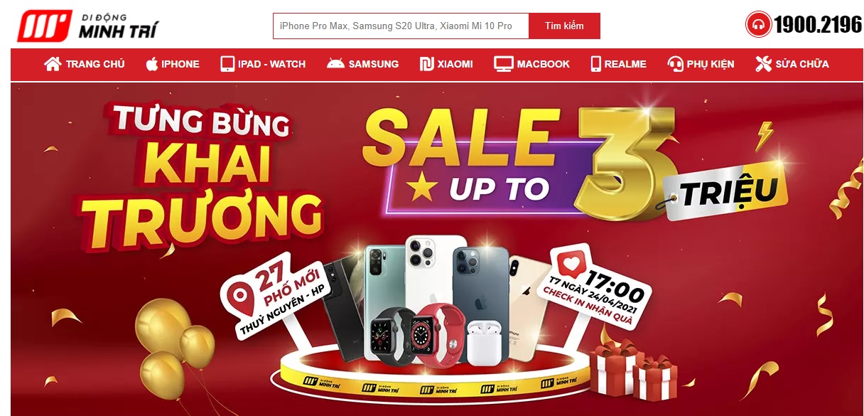 Top 9 trung tâm sửa điện thoại uy tín tại Hải Phòng 12 Trung tâm sửa điện thoại Minh Trí Mobile