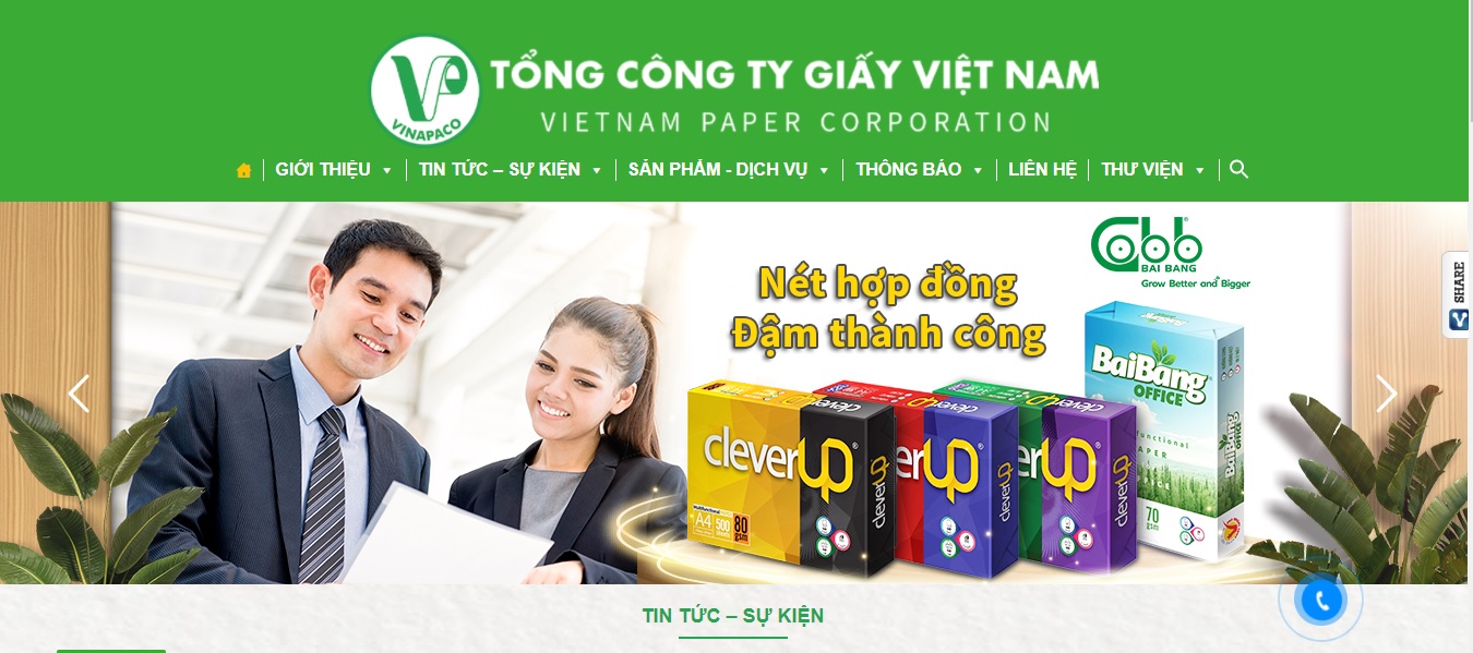 Tổng công ty Giấy Việt Nam (VINAPACO) 