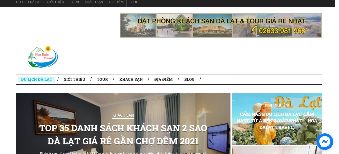 Công ty quảng cáo trực tuyến Hoa Dalat Travel