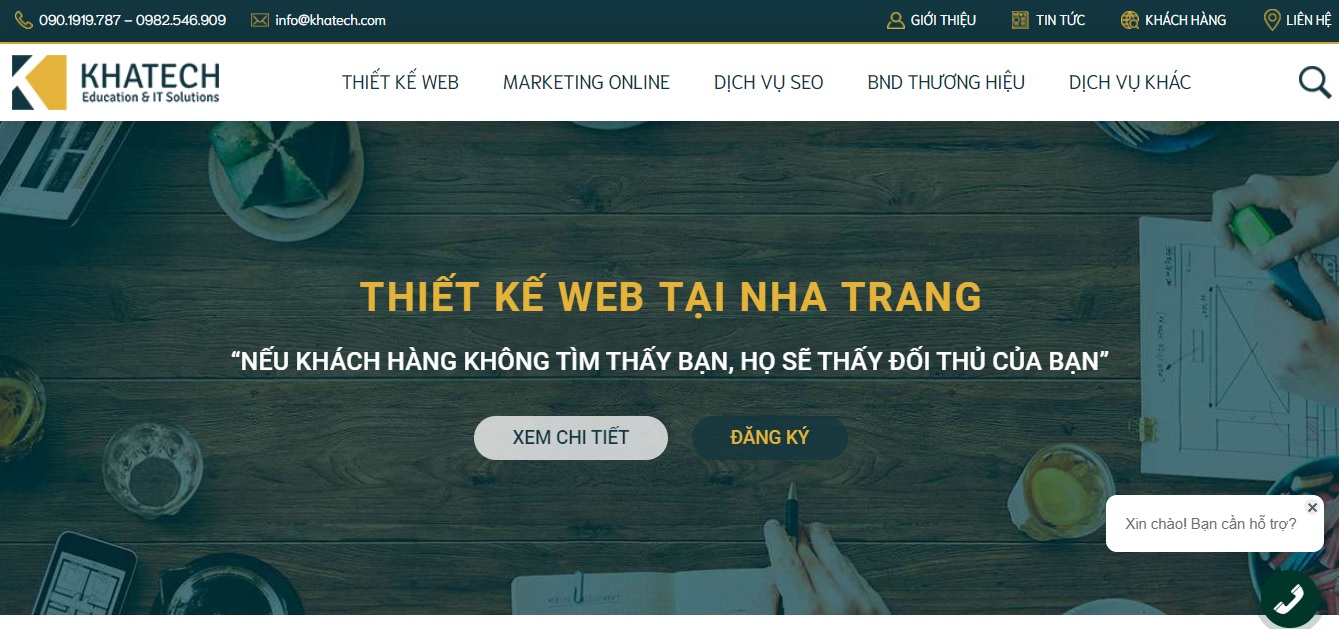Công ty quảng cáo trực tuyến Khatech Nha Trang