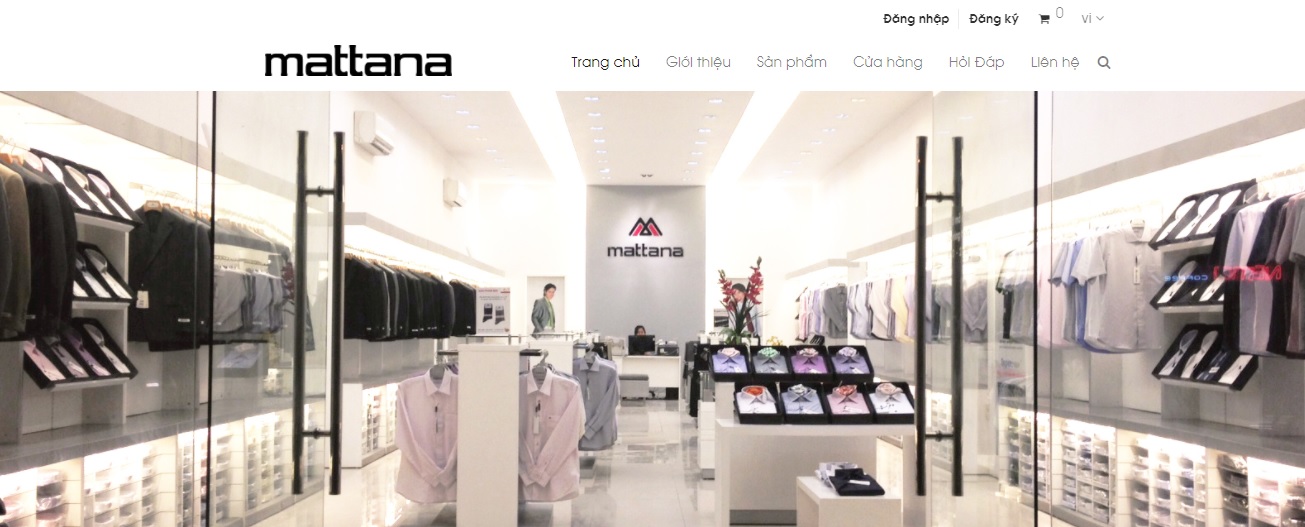 Shop quần áo nam Mattana