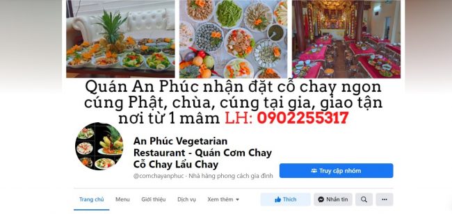An Phúc Vegetarian Restaurant, Hà Nội