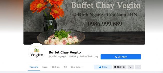 Buffet Chay Vegito, Hà Nội