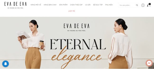 Shop quần áo nữ Eva De Eva