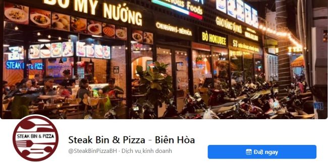 Thương hiệu bánh pizza ngon Steak Bin & Pizza - Biên Hòa