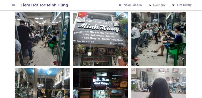 Tiệm Cắt Tóc Nam Nữ Minh Hùng - Quận 8