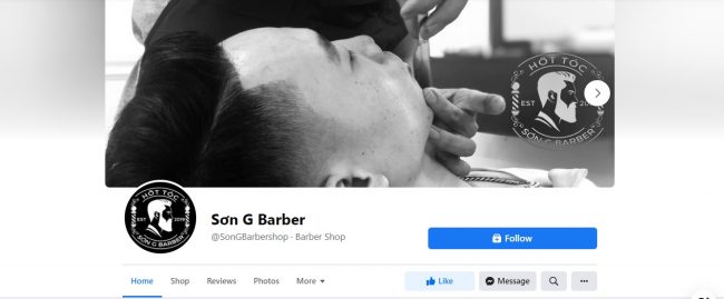 Tiệm cắt tóc Sơn G Barber - Quận 7